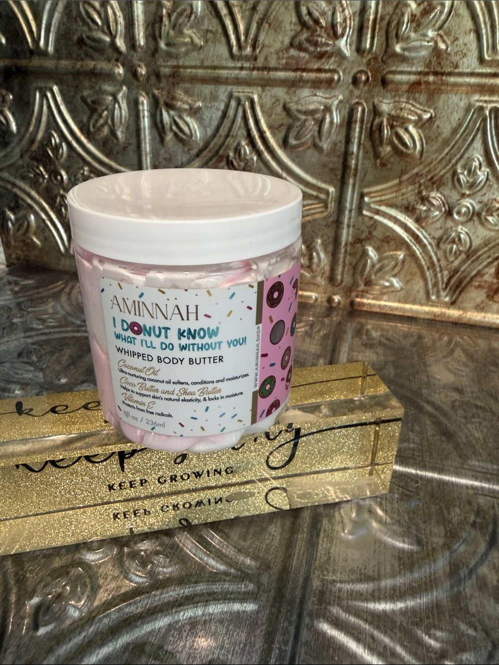 Aminnah - Whipped Body Butter - 'I Donut Know' Scented Moisturizer